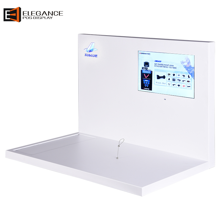 定制亞克力時(shí)尚水下攝影無人機(jī)展示架帶LCD展示屏 工廠直銷